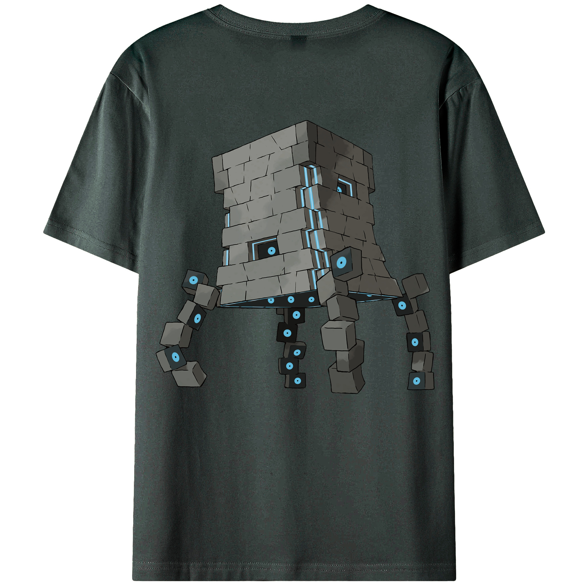 （画像用） ポケットモンスター Pokémon 綿100％ メンズ半袖Tシャツ（バックプリント） 通気性